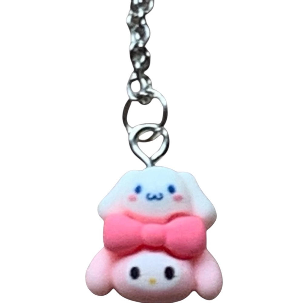 My Melody & Cinnamoroll Necklace Hello Kitty Family Sanrio